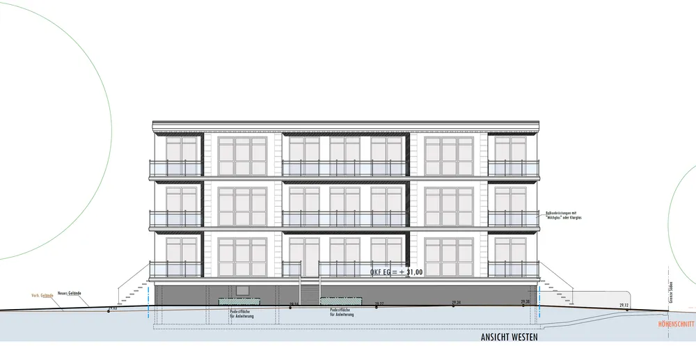 CAD Ansicht Westen